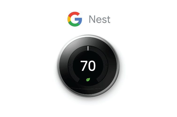 Google Nest Smart Thermostat image.